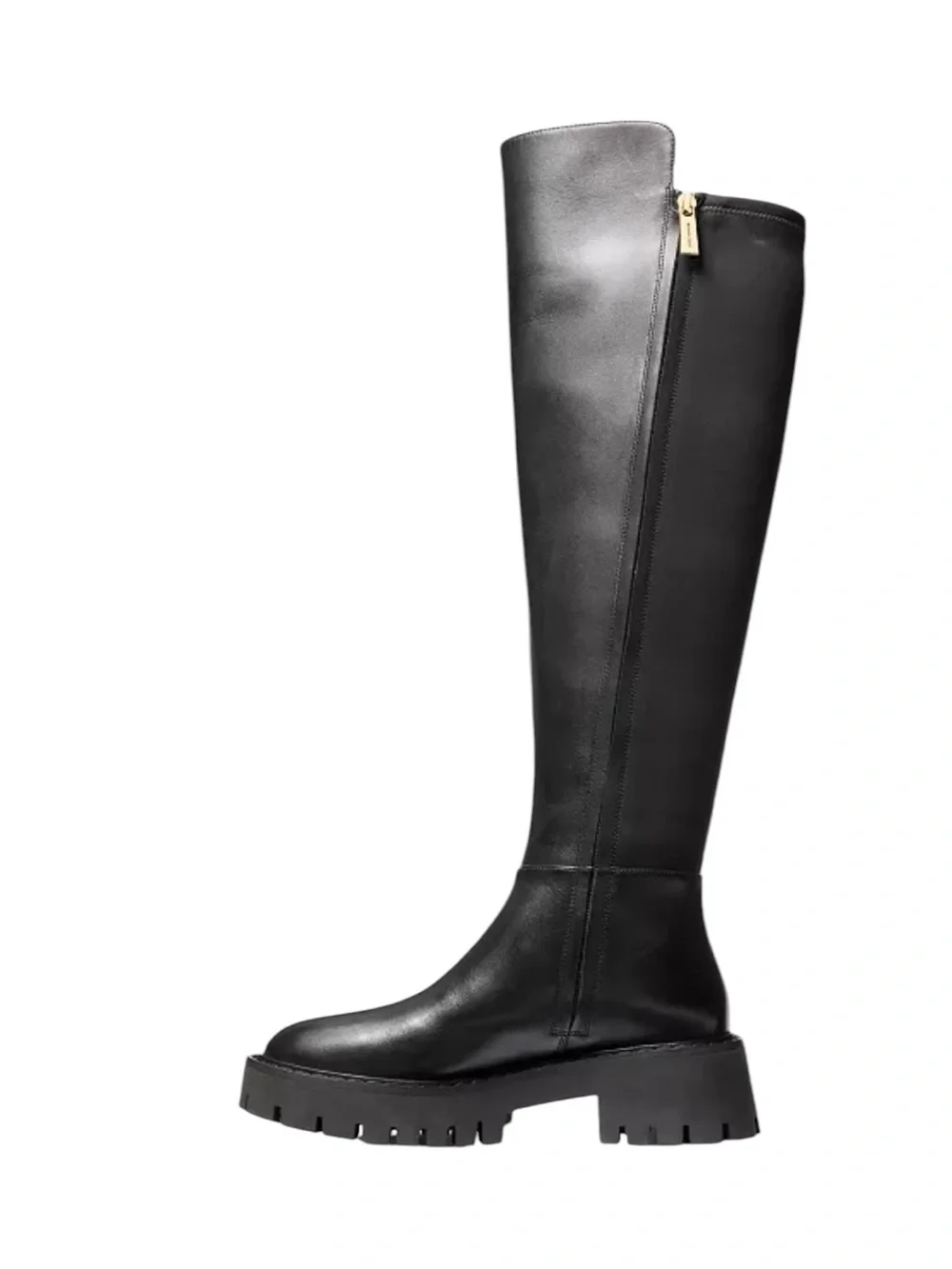 New Michael Kors Women’s Genuine Leather Asher Tall Boots Block Heel Fall Winter
